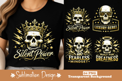 Silent Power Crown Skull Luxury Skeleton Design Product Image 1