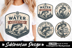 Where Water Meets Adventure Clipart PNG Product Image 1