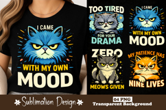 Problem? Me Too Grumpy Cat Sublimation PNG Product Image 1