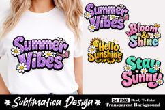 Hello Sunshine Summer Sublimation Design Product Image 1