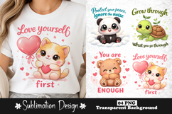Self Love Quotes Sublimation Design Product Image 1