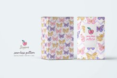 Cute Butterflies Seamless Pattern 006 Product Image 4