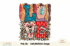 Love nail animal print sublimation png Product Image 1
