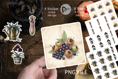 Tropical Goth Botany Sticker Product Image 1