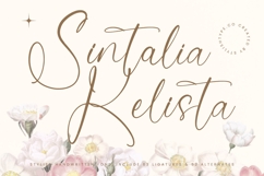 Sintalia Kelista - Stylish Handwritten Font Product Image 1