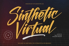 Sinthetic Virtual - Modern Brush Font Product Image 1