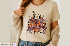 Sippin Spooky SVG Halloween Quotes PNG Design Product Image 2