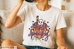 Sippin Spooky SVG Halloween Quotes PNG Design Product Image 3