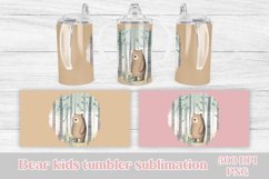 Bear sippy cup sublimation bundle, kids sippy tumbler sublimation design wrap 12 Oz, bear sippy tumbler design.
