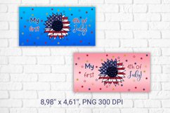Sippy cup sublimation | My first 4th of July Product Image 2