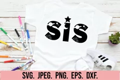 Sister Space Birthday SVG - 1st Birthday Boy Shirt SVG Product Image 2