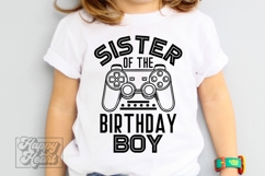 Sister Of The Birthday Boy Level Unlocked SVG Video Game PNG Product Image 3