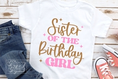 Sister Of The Birthday Girl SVG PNG - First Birthday Girl Product Image 1