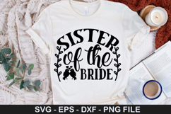 Sister of the Bride - Wedding SVG Design Product Image 1