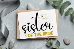 Sister of the bride SVG, Wedding SVG Design Product Image 3