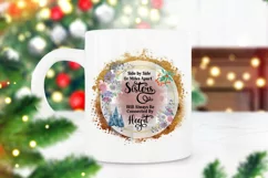 Side By Side Sister Ornament I Sister Christmas Sublimation Product Image 2