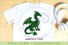 Dragon wall art sign, SVG file. vector file design 4 Product Image 3