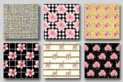 Shabby Chic Floral Digital Papers Product Image 4