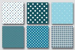 Winter Dotted Pattern Digital Papers Product Image 3