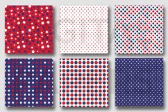 Red and Blue Polka Dots Digital Papers Product Image 3