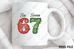 Six Seven 6 7 Christmas Xmas Meme PNG Product Image 4