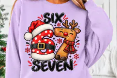 Six Seven Christmas Reindeer PNG Product Image 5