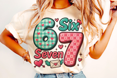 Six Seven Valentine's Day PNG, Be Mine, Xoxo Png, Coquette Product Image 2