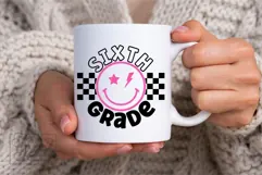 Retro 6th Grade SVG - Back To School PNG - Sixth Grade Era Product Image 6