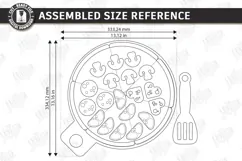 Montessori Pizza Laser Cut |Toy Pizza Kit with Spatula| Kids Product Image 2