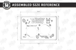 Easter Bunny Treat Tray Laser Cut | Carrot and Milk Board Product Image 2