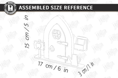 Tooth Fairy Door Laser Cut |Children&#039;s Room Decor| Mini Door Product Image 3