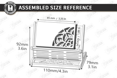 Business Card Holder Laser Cut |Office Accessory| Card Stand Product Image 2