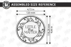 Bead Organizer Box Laser Cut|Storage Box|Inspirational Quote Product Image 2