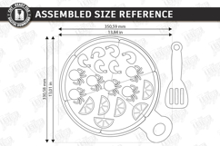 Montessori Pizza Laser Cut Bundle|Toy Pizza Kit with Spatula Product Image 14