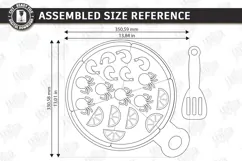 Montessori Pizza Laser Cut |Toy Pizza Kit with Spatula| Kids Product Image 2