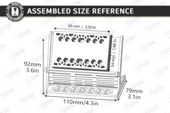 Business Card Holder Laser Cut |Office Accessory| Card Stand Product Image 2