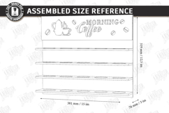 Coffee Pod Holder Laser Cut | Wall Coffee Capsule Holder SVG Product Image 2