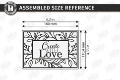 Bead Organizer Box Laser Cut |Storage Box| Create with Love Product Image 2