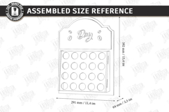 Coffee Pod Holder Laser Cut | Wall Coffee Capsule Holder SVG Product Image 2