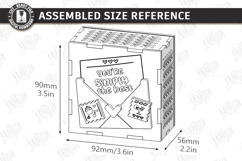 Galantines Day Photo Memory Box Laser Cut | Keepsake Box SVG Product Image 2