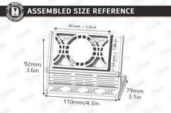 Business Card Holder Laser Cut |Office Accessory| Card Stand Product Image 2