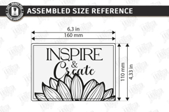 Bead Organizer Box Laser Cut|Storage Box|Inspire and Create Product Image 2