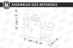 Tooth Fairy Door Laser Cut |Children&#039;s Room Decor| Mini Door Product Image 3