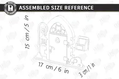 Tooth Fairy Door Laser Cut |Children's Room Decor| Mini Door Product Image 3