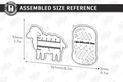Knitting Needle Gauge Laser Cut | Knitting Accessories SVG Product Image 2