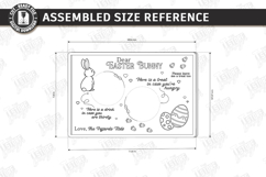 Easter Bunny Treat Tray Laser Cut | Carrot and Milk Board Product Image 2