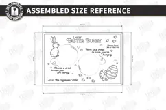 Easter Bunny Treat Tray Laser Cut | Carrot and Milk Board Product Image 2