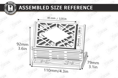 Business Card Holder Laser Cut |Office Accessory| Card Stand Product Image 2
