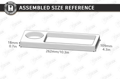 Wraps and Fries Tray Laser Cut | Food Tray | Serving Board Product Image 2