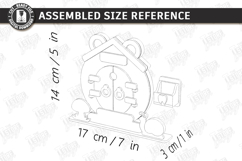 Tooth Fairy Door Laser Cut |Children&#039;s Room Decor| Mini Door Product Image 3